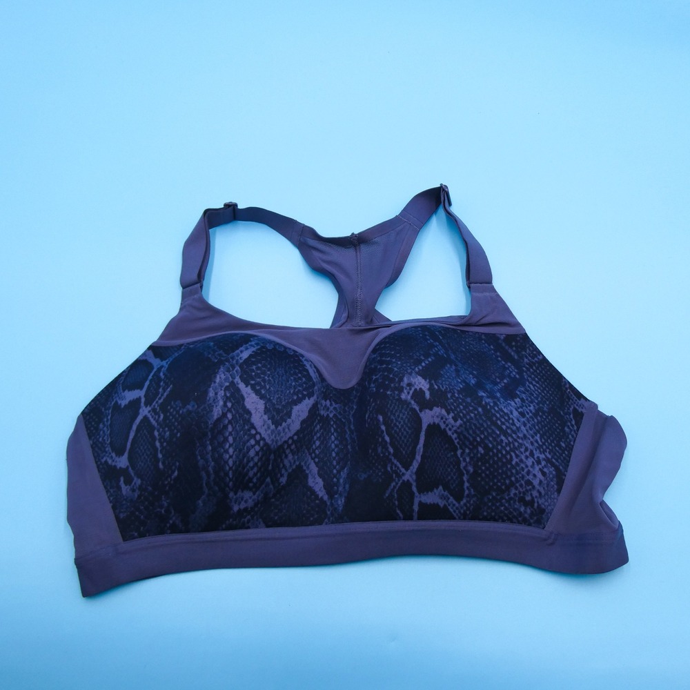 Victoria's Secret‎ Sport Bra Womens 36C Incredible Blue Snake Pattern Racerback
